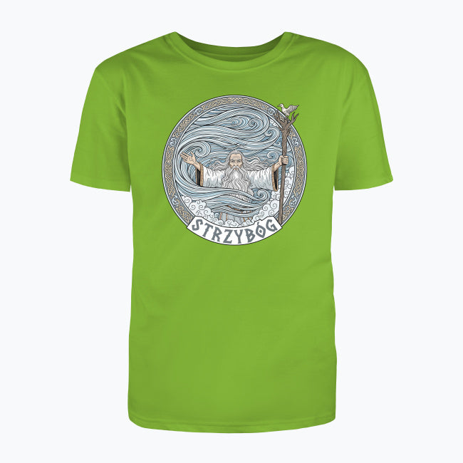 T-shirt męski z nadrukiem - Strzybóg - Mitologia słowiańska