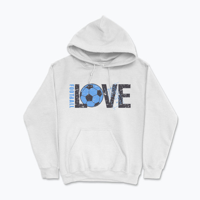 Bluza męska z kapturem - Love Football
