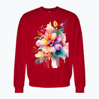 Bluza damska - Kolorowy kwiat