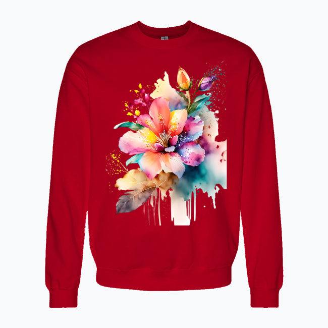 Bluza damska - Kolorowy kwiat