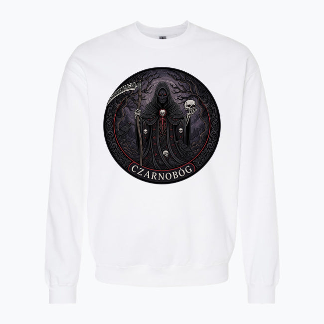 Bluza męska z nadrukiem - Czarnobóg - Mitologia słowiańska