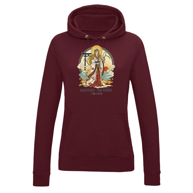 Damska bluza z kapturem - Amateraus - Mitologia japońska