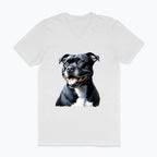 Koszulka męska V-neck - Staffordshire Bull Terrier