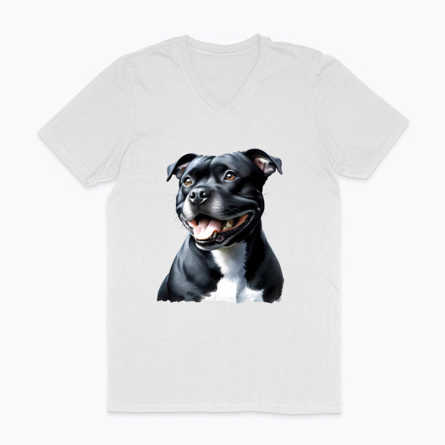 Koszulka męska V-neck - Staffordshire Bull Terrier