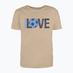 T-shirt męski z nadrukiem - Love football