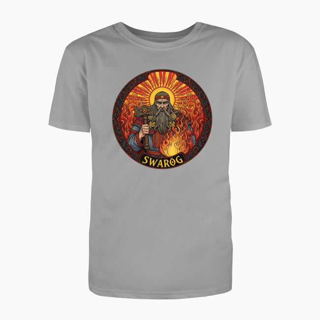 T-shirt męski z nadrukiem - Swaróg - Mitologia słowiańska