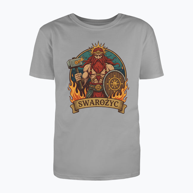 T-shirt męski z nadrukiem - Swarożyc - Mitologia słowiańska