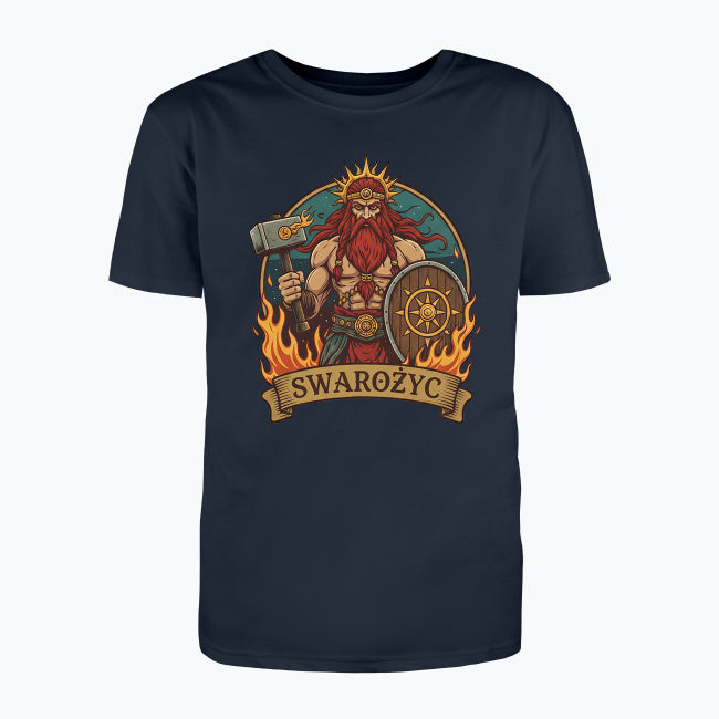 T-shirt męski z nadrukiem - Swarożyc - Mitologia słowiańska