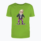 T-shirt męski z nadrukiem haftu - Wystrzałowy dziadek