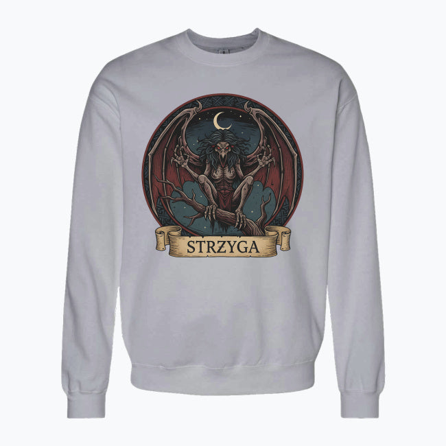 Bluza męska z nadrukiem - Strzyga - Mitologia słowiańska