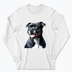 Męska koszulka z długim rękawem - Staffordshire Bull Terrier