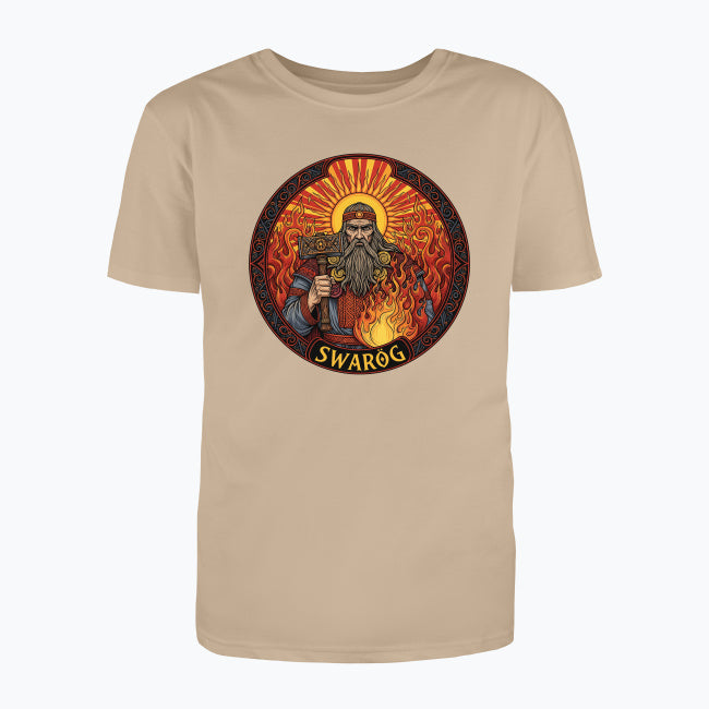T-shirt męski z nadrukiem - Swaróg - Mitologia słowiańska
