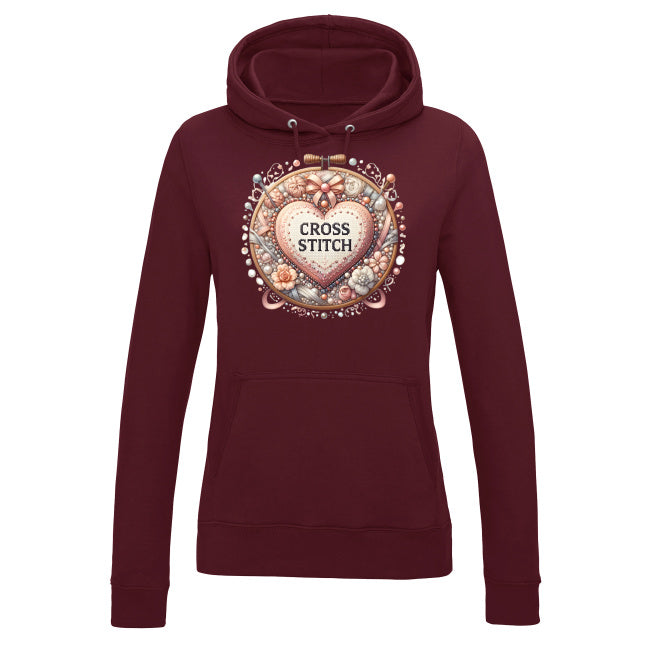 Damska bluza z kapturem - Cross stitch