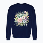 Bluza damska - Pastelowe kwiaty