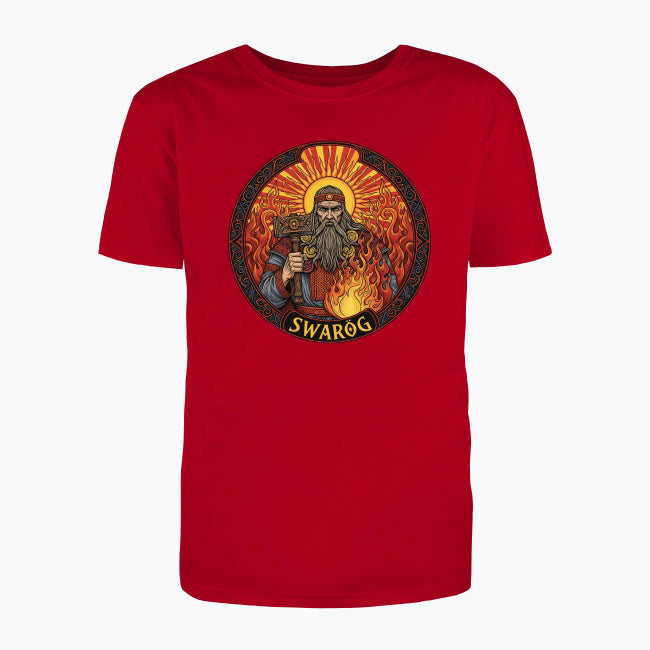 T-shirt męski z nadrukiem - Swaróg - Mitologia słowiańska