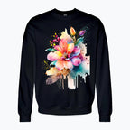 Bluza damska - Kolorowy kwiat