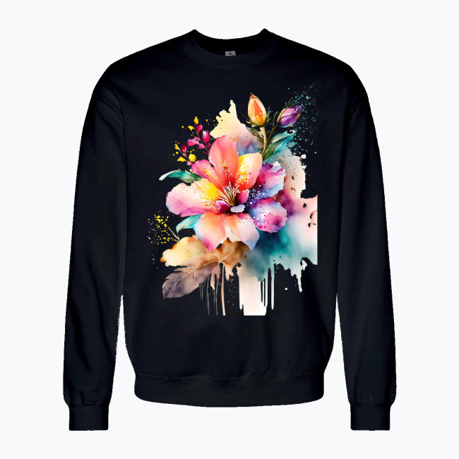 Bluza damska - Kolorowy kwiat
