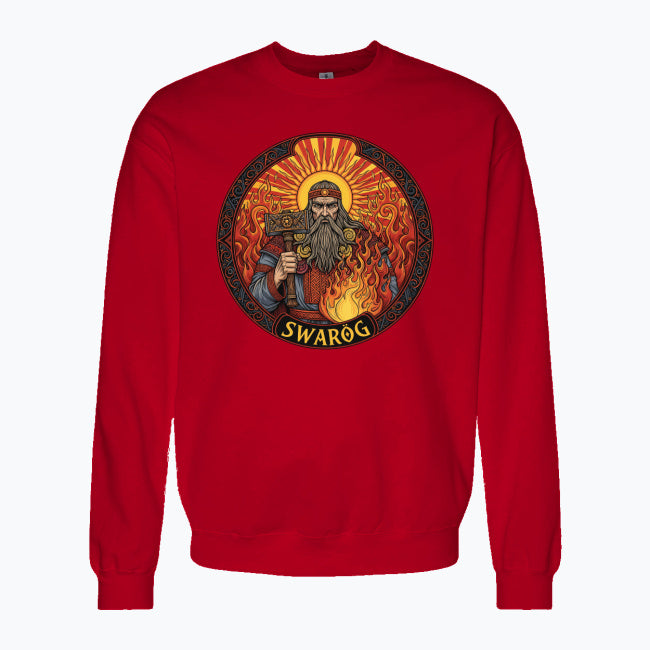 Bluza męska z nadrukiem - Swaróg - Mitologia słowiańska