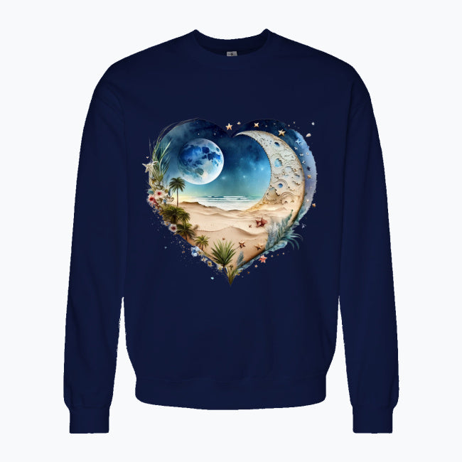 Bluza damska - Księżycowe serce