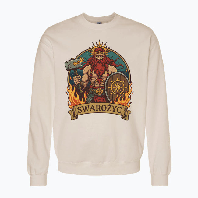 Bluza męska z nadrukiem - Swarożyc - Mitologia słowiańska