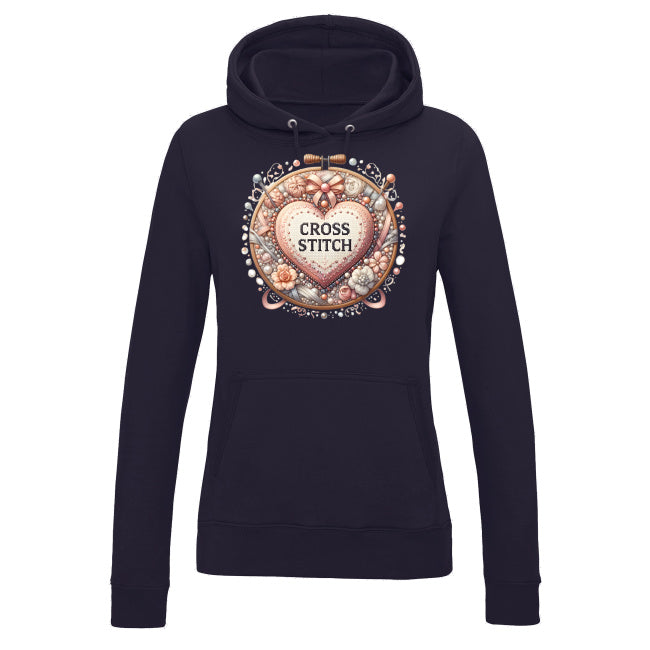 Damska bluza z kapturem - Cross stitch