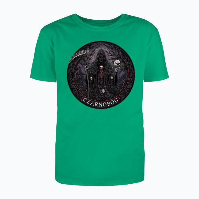 T-shirt męski z nadrukiem - Czarnbóg - Mitologia słowiańska