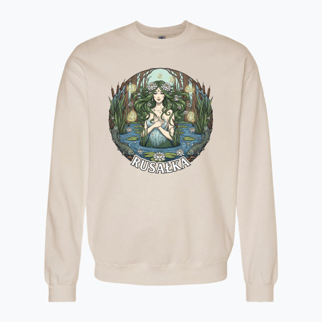 Bluza damska z nadrukiem - Rusałka - Mitologia słowiańska
