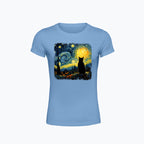 T-shirt z nadrukiem - Kot van Gogha