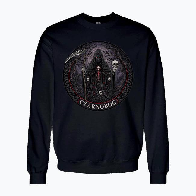 Bluza męska z nadrukiem - Czarnobóg - Mitologia słowiańska
