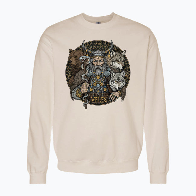 Bluza męska z nadrukiem - Veles - Mitologia słowiańska