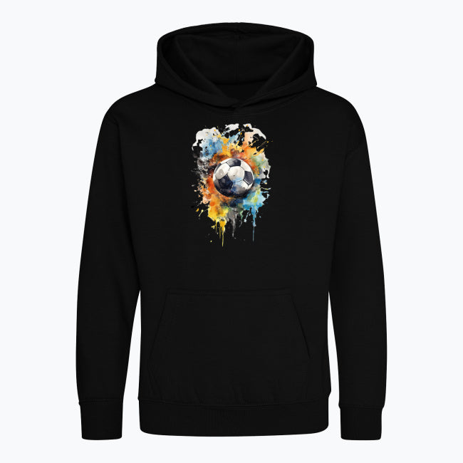 Bluza dziecięca z kapturem - Piłka w kolorach