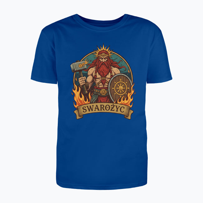 T-shirt męski z nadrukiem - Swarożyc - Mitologia słowiańska