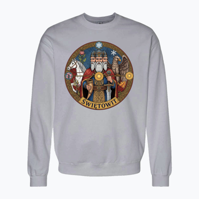 Bluza męska z nadrukiem - Świętowit - Mitologia słowiańska