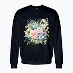Bluza damska - Pastelowe kwiaty