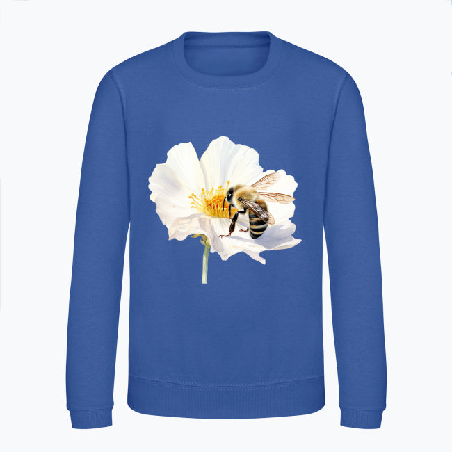 Bluza dziecięca - Pszczoła na kwiatku
