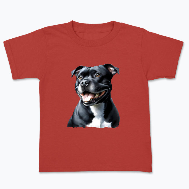 Koszulka dziecięca z nadrukiem - Staffordshire Bull Terrier