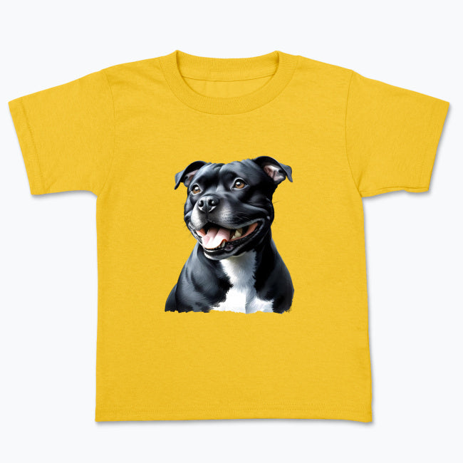 Koszulka dziecięca z nadrukiem - Staffordshire Bull Terrier