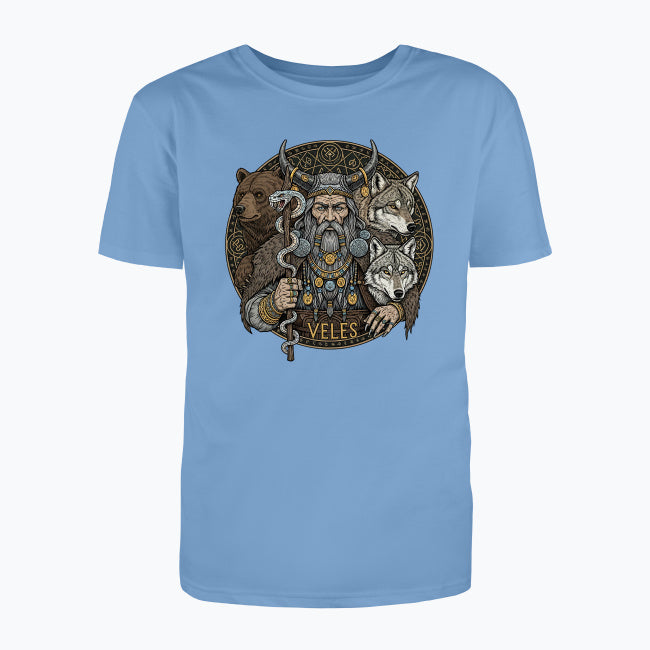 T-shirt męski z nadrukiem - Veles - Mitologia słowiańska