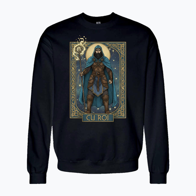 Bluza męska z nadrukiem - Cu Roi - Mitologia celtycka
