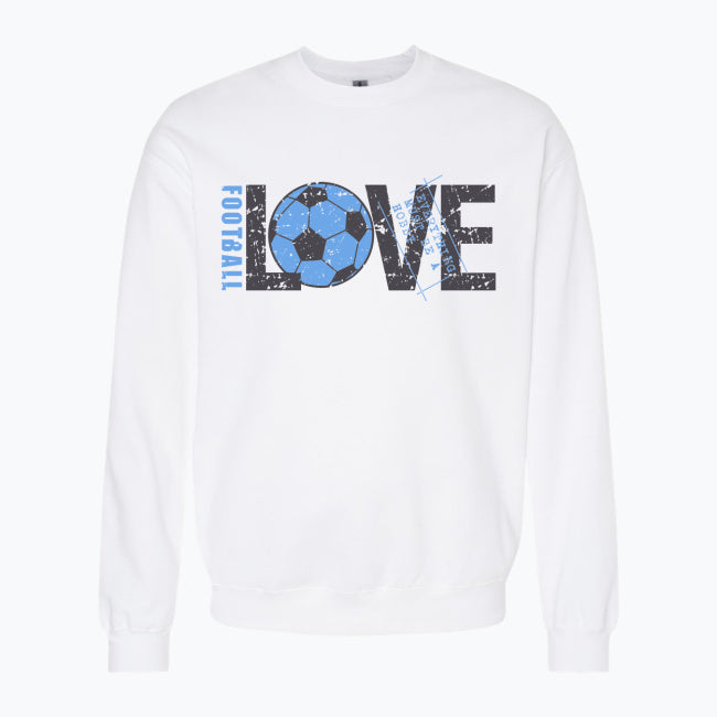 Bluza męska z nadrukiem - Love football
