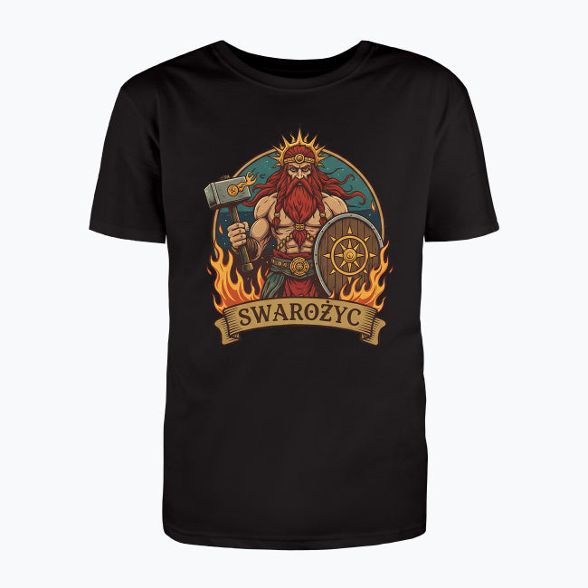 T-shirt męski z nadrukiem - Swarożyc - Mitologia słowiańska