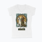 Koszulka damska V-neck - Epona - Mitologia celtycka