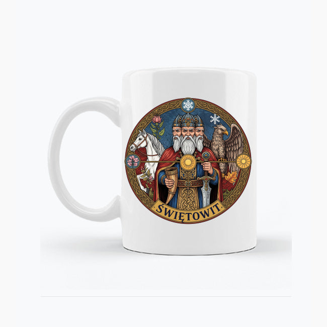 Kubek z nadrukiem - Świętowit - Mitologia słowiańska