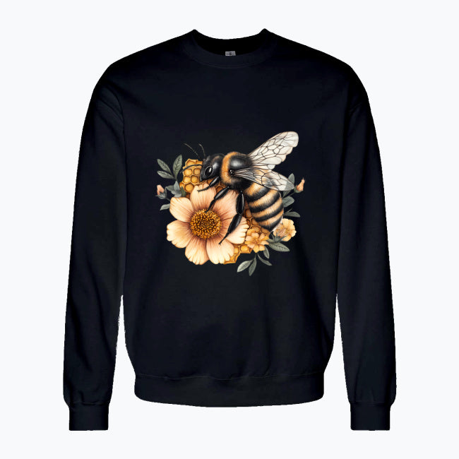 Bluza damska - Kwiat z pszczołą