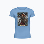 T-shirt damski z nadrukiem - Macha - Mitologia celtycka