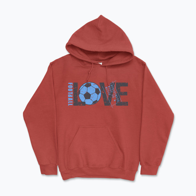 Bluza męska z kapturem - Love Football
