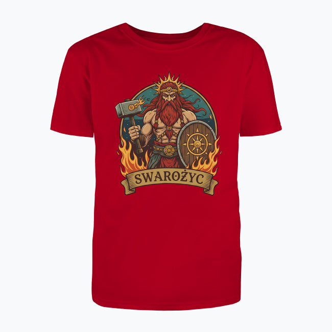 T-shirt męski z nadrukiem - Swarożyc - Mitologia słowiańska