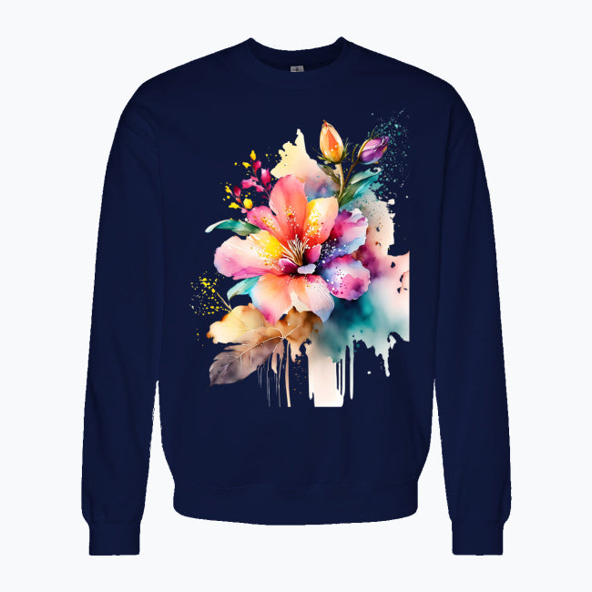 Bluza damska - Kolorowy kwiat