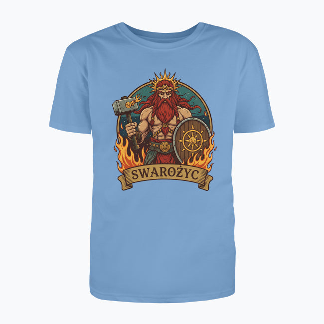 T-shirt męski z nadrukiem - Swarożyc - Mitologia słowiańska
