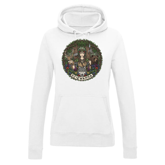 Damska bluza z kapturem - Dziewanna - Mitologia słowiańska